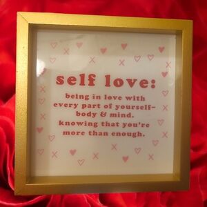 Picture frame Valentine's Day self love decoration